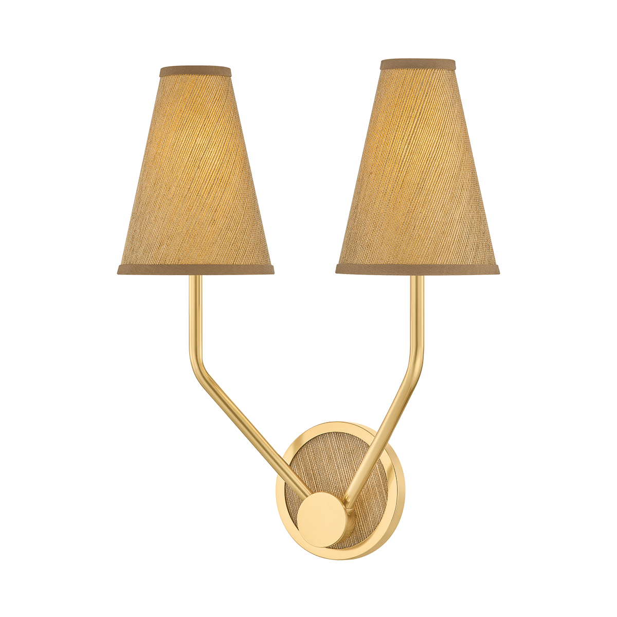Hudson Valley Lighting Buskirk AGED BRASS 15W x 17.75H Wall Sconce