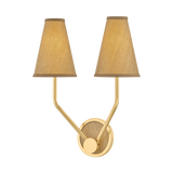 Hudson Valley Lighting Buskirk AGED BRASS 15W x 17.75H Wall Sconce