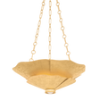 Hudson Valley Lighting Spring Valley VINTAGE GOLD LEAF 24W x 8H Pendant