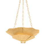 Hudson Valley Lighting Spring Valley VINTAGE GOLD LEAF 24W x 8H Pendant