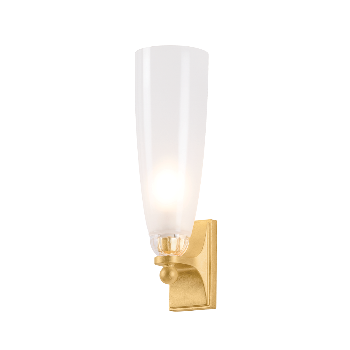 Hudson Valley Lighting Ravenswood VINTAGE GOLD LEAF 4W x 13.5H Wall Sconce