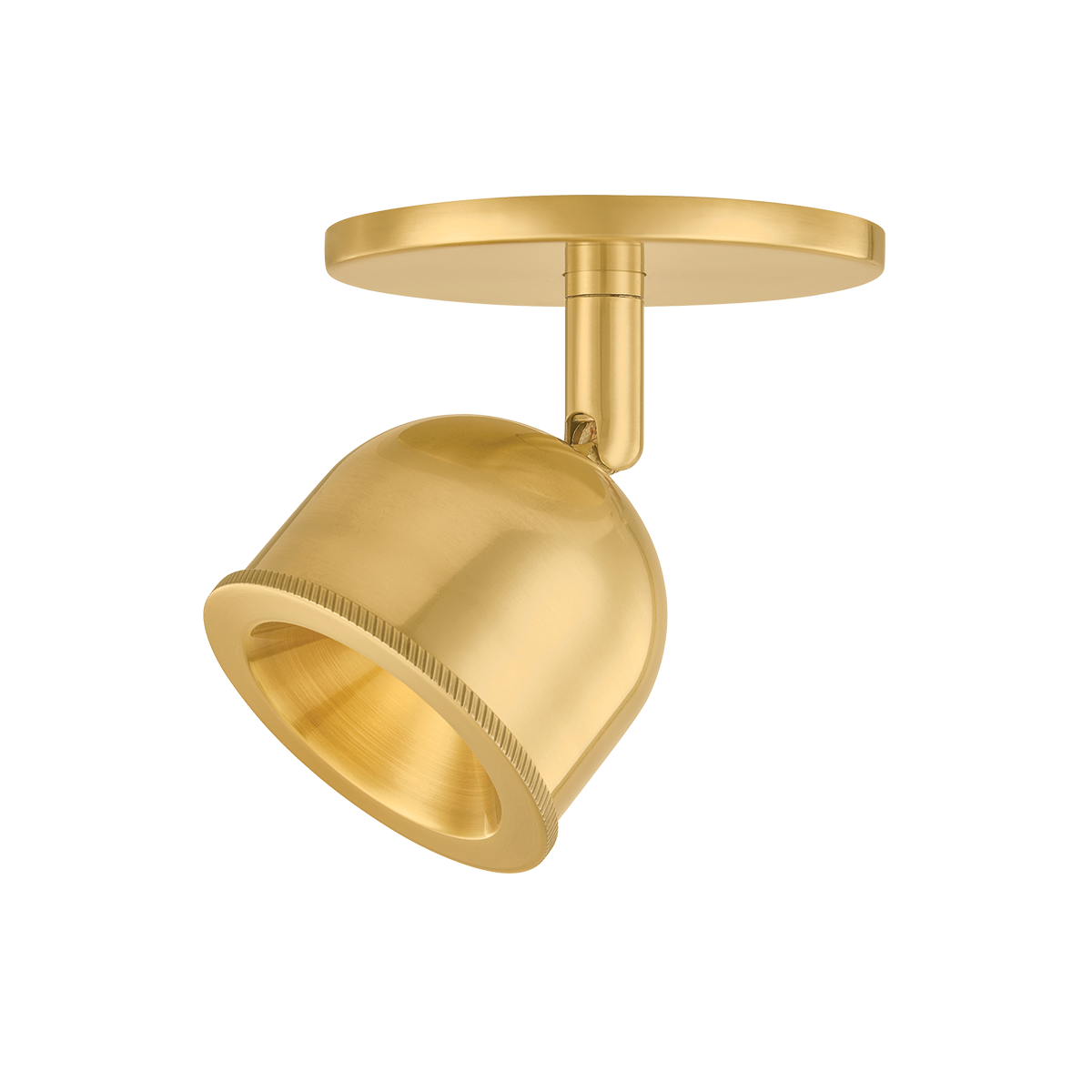 Hudson Valley Lighting Tuthill AGED BRASS 4.25W x 4.25H Flush Mount