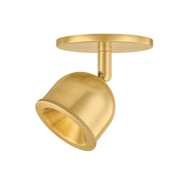 Hudson Valley Lighting Tuthill AGED BRASS 4.25W x 4.25H Flush Mount