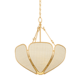 Hudson Valley Lighting Bayville VINTAGE GOLD LEAF 20W x 23.5H Pendant