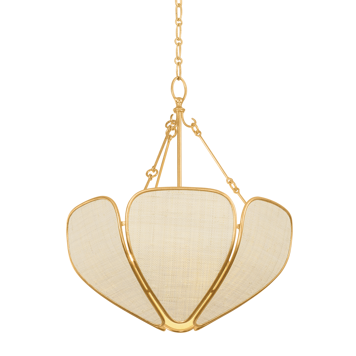 Hudson Valley Lighting Bayville VINTAGE GOLD LEAF 20W x 23.5H Pendant