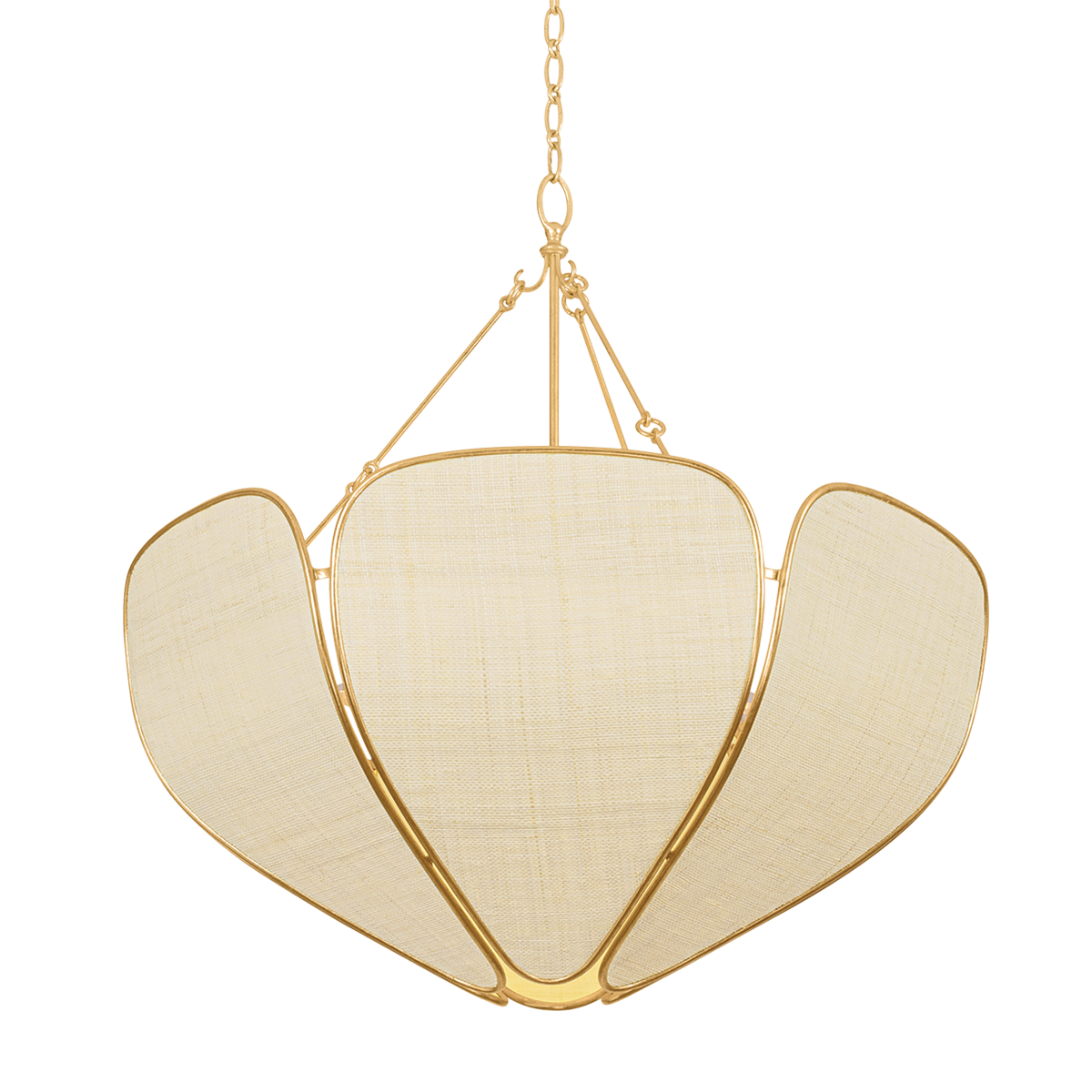 Hudson Valley Lighting Bayville VINTAGE GOLD LEAF 31.75W x 32.75H Pendant