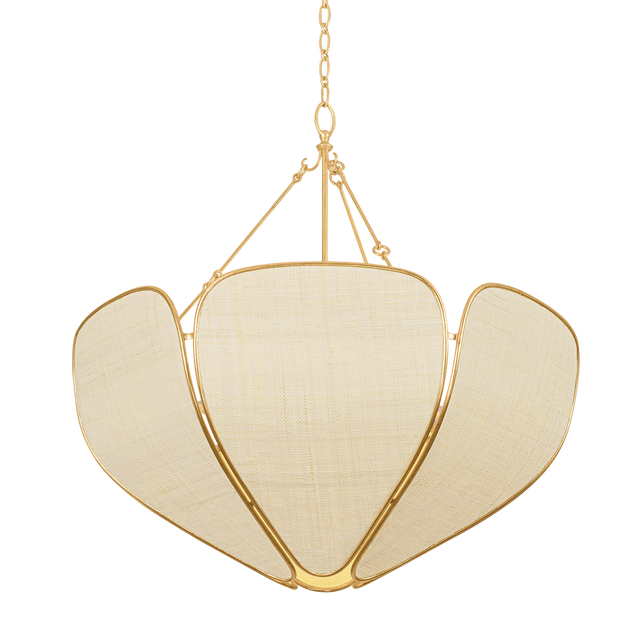 Hudson Valley Lighting Bayville VINTAGE GOLD LEAF 31.75W x 32.75H Pendant