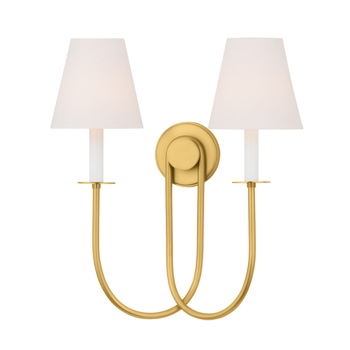 Hudson Valley Lighting Midtown AGED BRASS 17.5W x 19.75H Wall Sconce