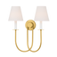 Hudson Valley Lighting Midtown AGED BRASS 17.5W x 19.75H Wall Sconce