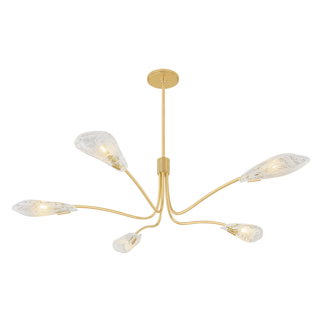 Hudson Valley Lighting Tenafly AGED BRASS 56W x 12.25H Chandelier