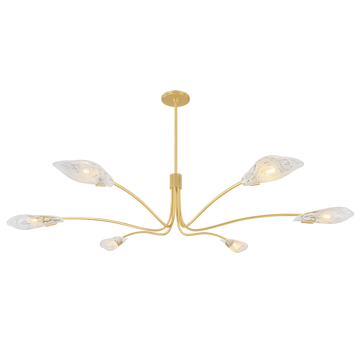 Hudson Valley Lighting Tenafly AGED BRASS 72W x 12.25H Chandelier