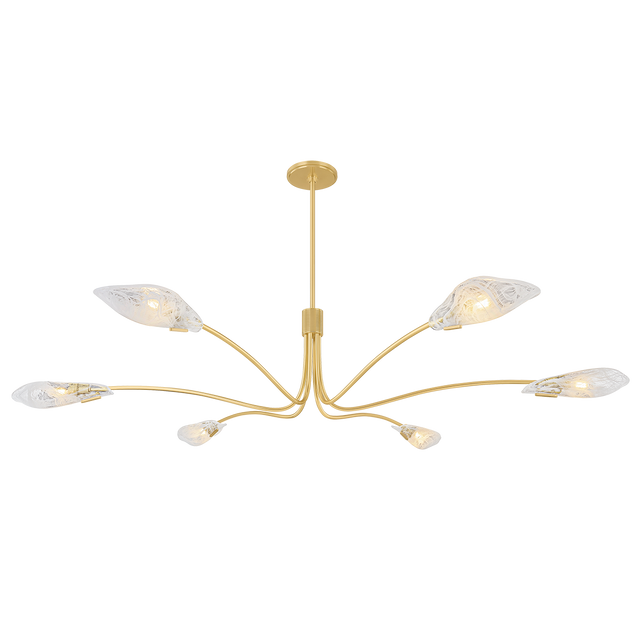 Hudson Valley Lighting Tenafly AGED BRASS 72W x 12.25H Chandelier