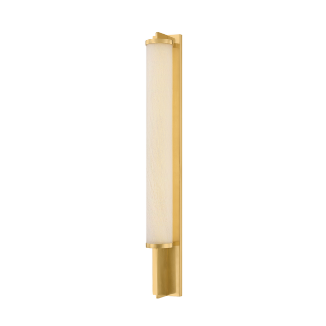 Hudson Valley Lighting Northfield AGED BRASS 2.75W x 23.5H Wall Sconce