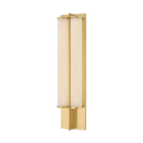 Hudson Valley Lighting Northfield AGED BRASS 5.5W x 23.5H Wall Sconce