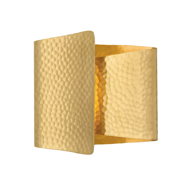 Hudson Valley Lighting Dunnsville AGED BRASS 8.5W x 7.75H Wall Sconce