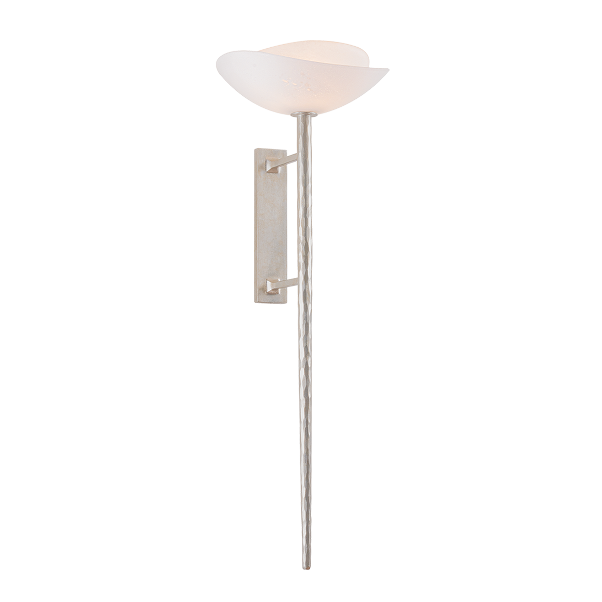 Corbett Lighting Coppa WARM SILVER LEAF 12.5W x 37.75H Wall Sconce