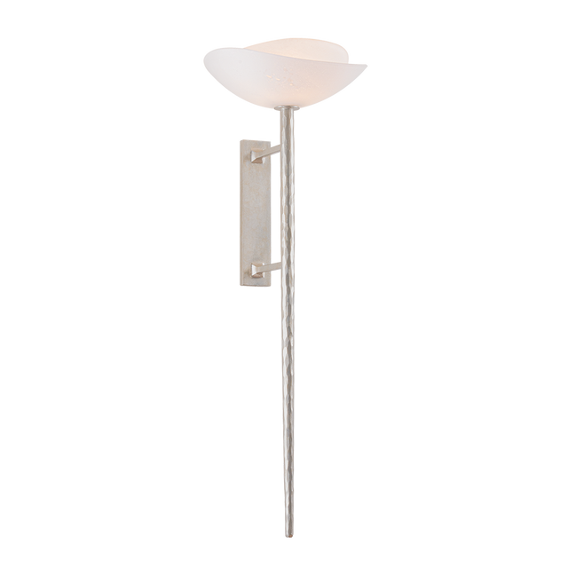 Corbett Lighting Coppa WARM SILVER LEAF 12.5W x 37.75H Wall Sconce