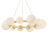 Hudson Valley Lighting Pacama AGED BRASS 40.25W x 7.75H Chandelier