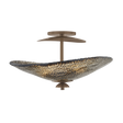 Corbett Lighting Alba OLD WORLD BRASS 20W x 11H Semi-Flush Mount