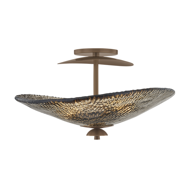Corbett Lighting Alba OLD WORLD BRASS 20W x 11H Semi-Flush Mount