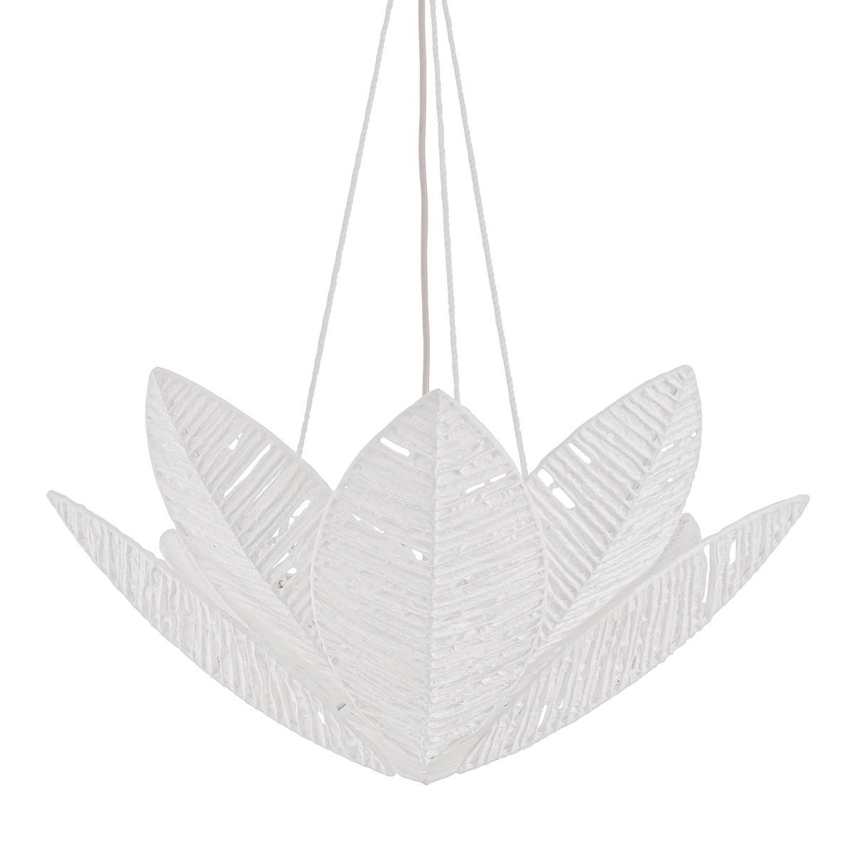 Corbett Lighting Azores WARM SILVER LEAF 28W x 10.5H Chandelier