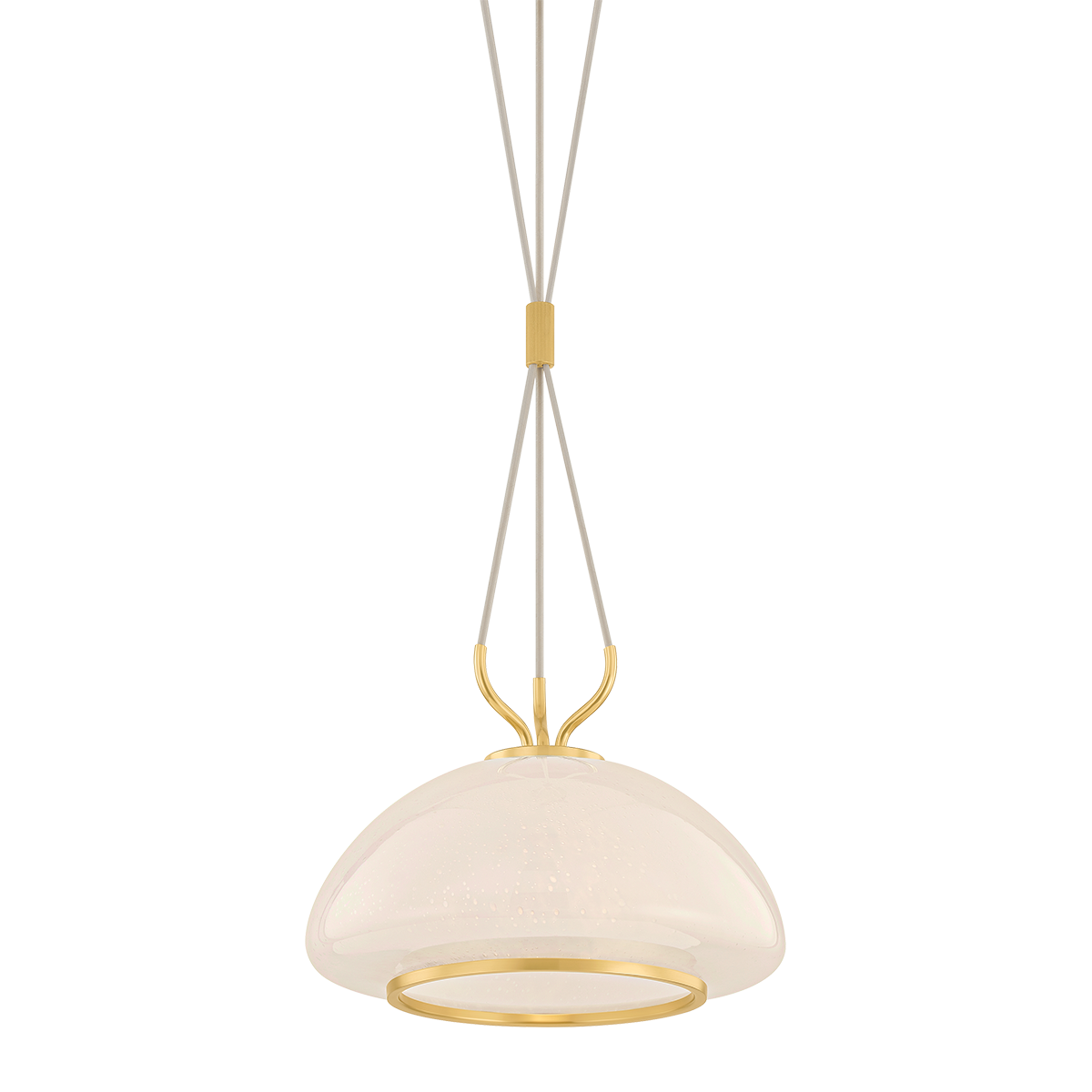 Hudson Valley Lighting Baudette AGED BRASS 14.25W x 10.5H Pendant