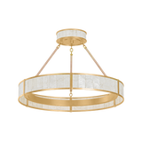 Hudson Valley Lighting Halcott VINTAGE GOLD LEAF 30W x 4.75H Chandelier