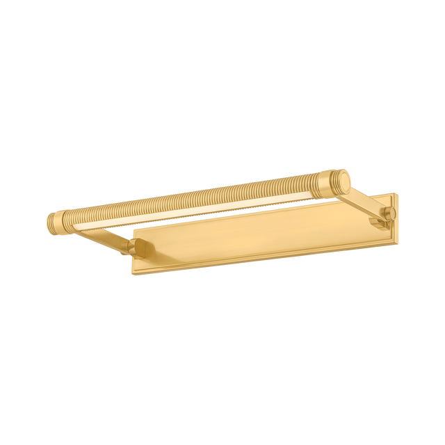 Hudson Valley Lighting Duell AGED BRASS 18W x 2.75H Wall Sconce