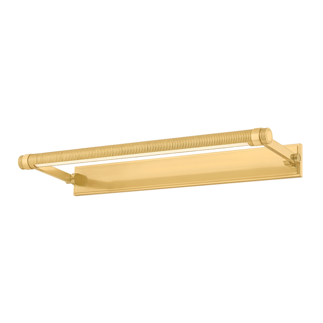 Hudson Valley Lighting Duell AGED BRASS 24W x 2.75H Wall Sconce