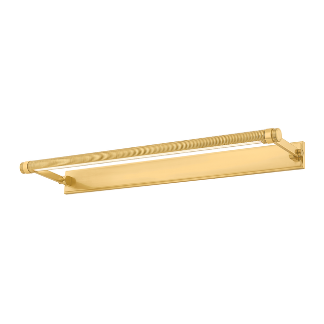 Hudson Valley Lighting Duell AGED BRASS 30W x 2.75H Wall Sconce