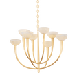 Hudson Valley Lighting Maywood VINTAGE GOLD LEAF 33.5W x 24.5H Chandelier