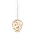 Hudson Valley Lighting Apple Valley AGED BRASS 13.25W x 18H Pendant