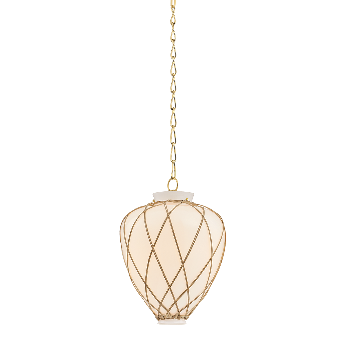 Hudson Valley Lighting Apple Valley AGED BRASS 13.25W x 18H Pendant