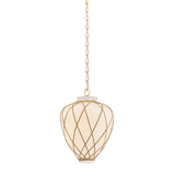 Hudson Valley Lighting Apple Valley AGED BRASS 13.25W x 18H Pendant