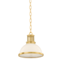 Hudson Valley Lighting Pinesbridge AGED BRASS 10.5W x 10.5H Pendant