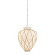 Hudson Valley Lighting Apple Valley AGED BRASS 17.25W x 23H Pendant