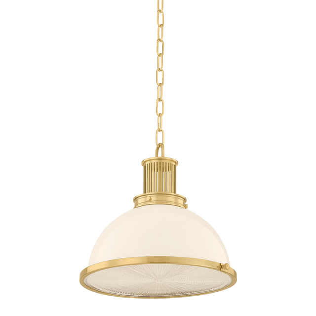 Hudson Valley Lighting Pinesbridge AGED BRASS 14.5W x 13.75H Pendant