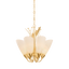 Hudson Valley Lighting Forest Glen VINTAGE GOLD LEAF 26W x 26H Chandelier