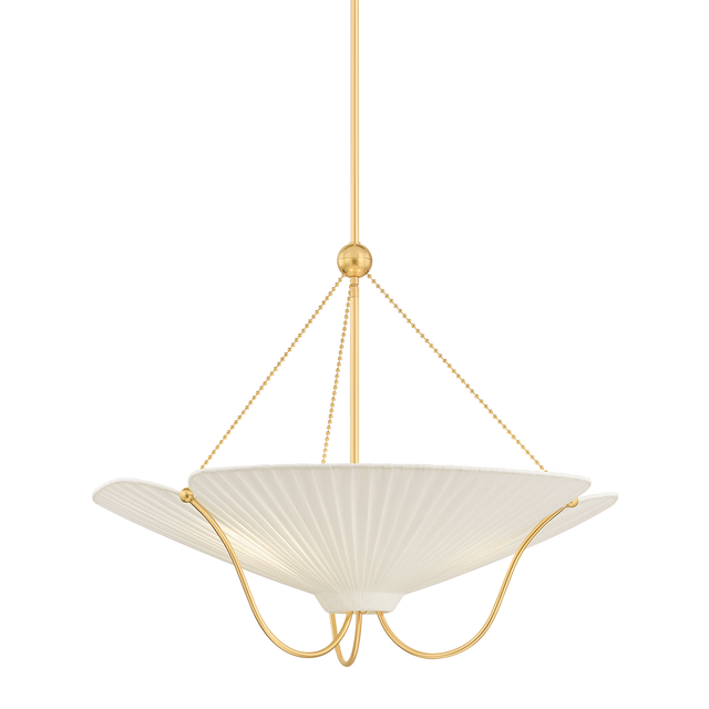 Hudson Valley Lighting Gerhard AGED BRASS 28W x 23.25H Pendant