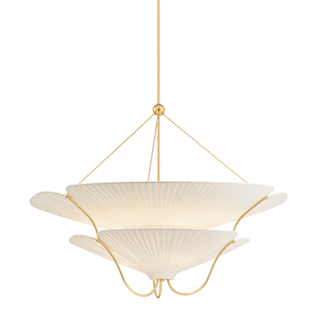 Hudson Valley Lighting Gerhard AGED BRASS 40W x 31H Chandelier