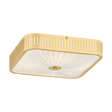 Hudson Valley Lighting Henri AGED BRASS 14.5W x 14.5L x 4.75H Semi-Flush Mount