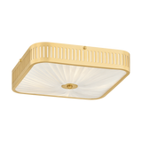 Hudson Valley Lighting Henri AGED BRASS 14.5W x 14.5L x 4.75H Semi-Flush Mount