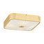 Hudson Valley Lighting Henri AGED BRASS 14.5W x 14.5L x 4.75H Semi-Flush Mount