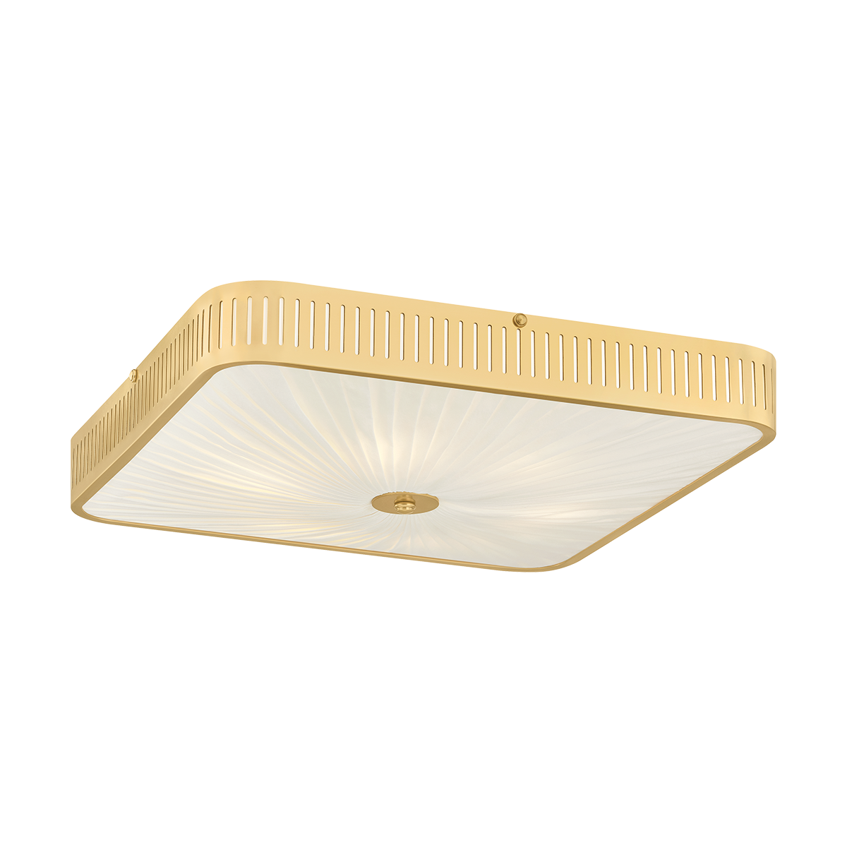 Hudson Valley Lighting Henri AGED BRASS 20.5W x 20.5L x 5H Semi-Flush Mount
