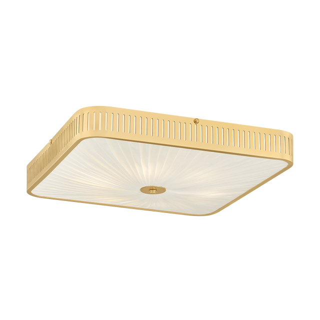 Hudson Valley Lighting Henri AGED BRASS 20.5W x 20.5L x 5H Semi-Flush Mount