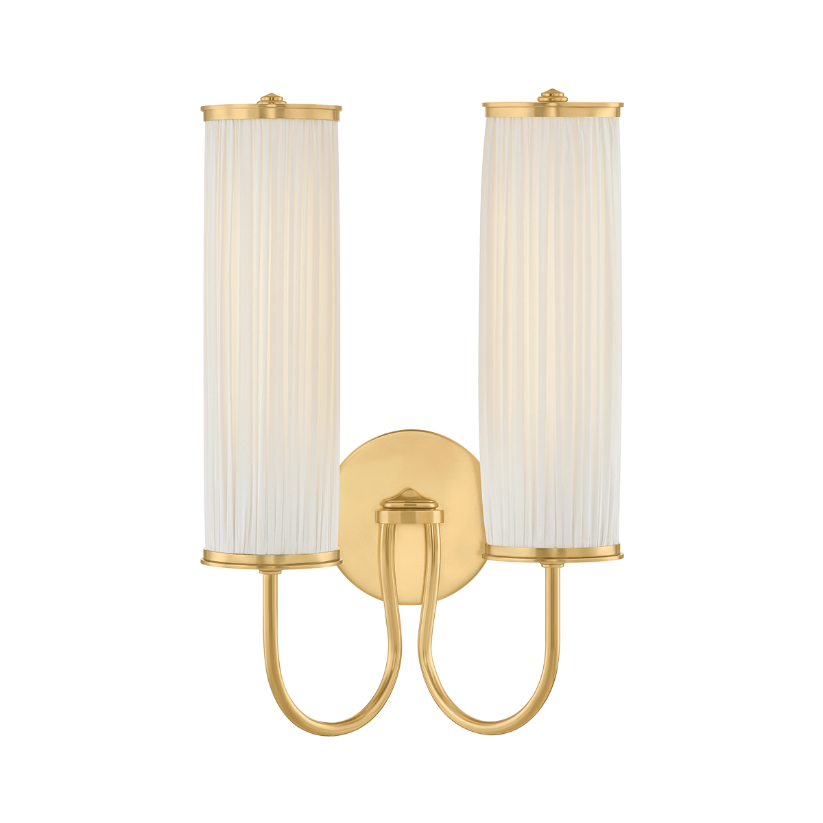 Hudson Valley Lighting Elaine AGED BRASS 10.25W x 16.5H Wall Sconce