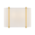 Hudson Valley Lighting Cornell AGED BRASS 12W x 8.75H Wall Sconce
