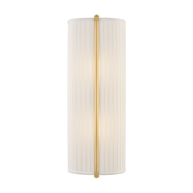 Hudson Valley Lighting Cornell AGED BRASS 6.5W x 18H Wall Sconce