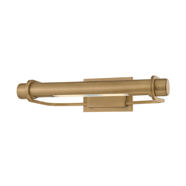 Troy Lighting Caspian PATINA BRASS 18.25W x 7.75L x 4.25H Wall Sconce