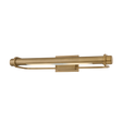 Troy Lighting Caspian PATINA BRASS 26W x 7.75L x 4.25H Wall Sconce